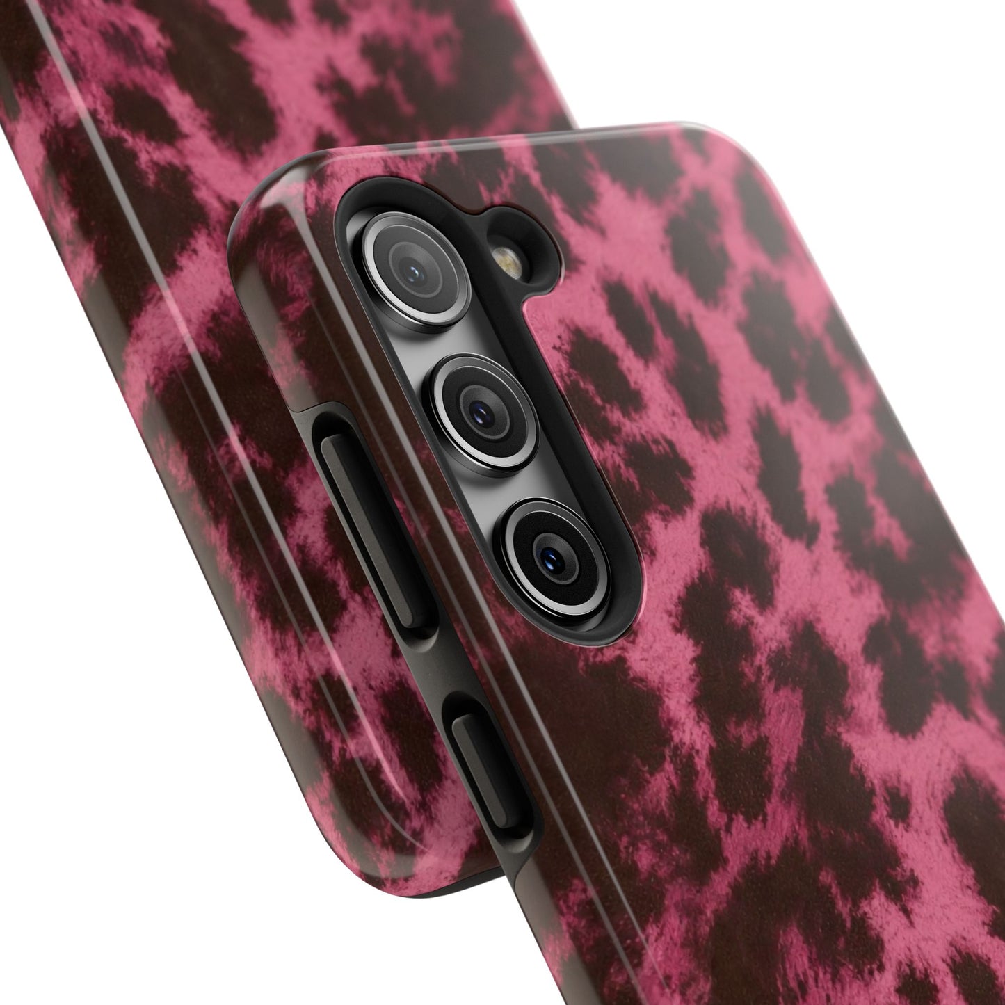 Pink Leopard Print - Protective Phone Case