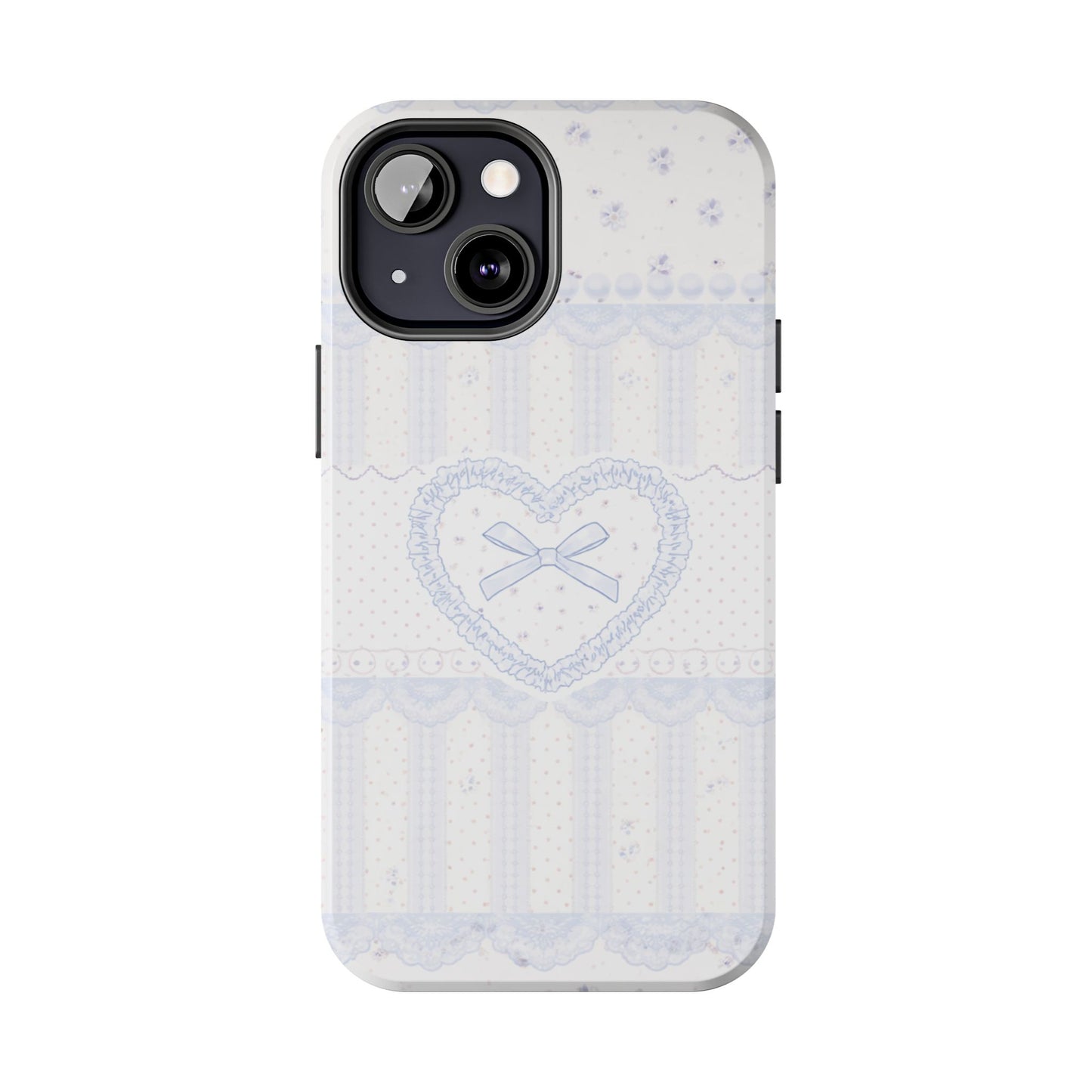 Coquette Blue Lace - Protective Phone Case
