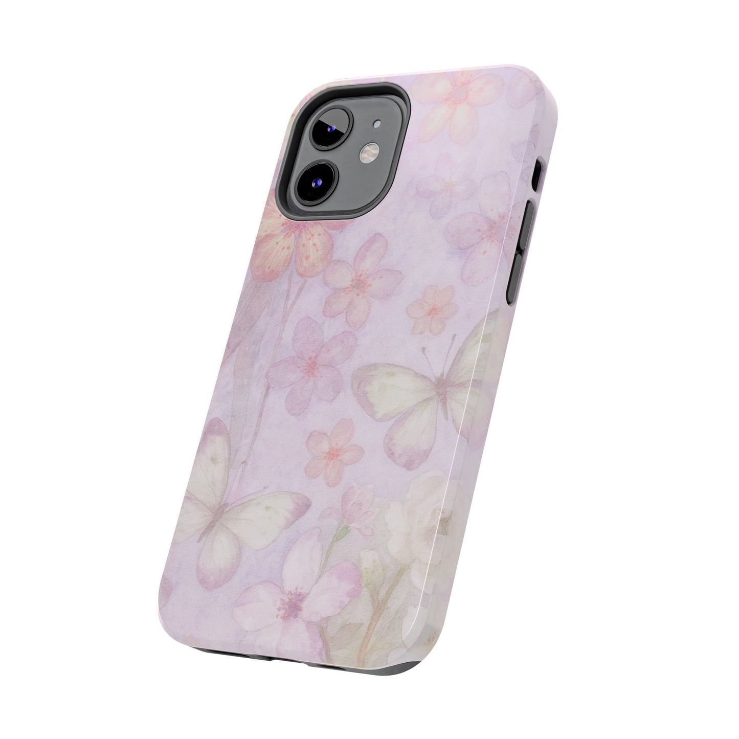 Lilac Butterfly - Protective Phone Case
