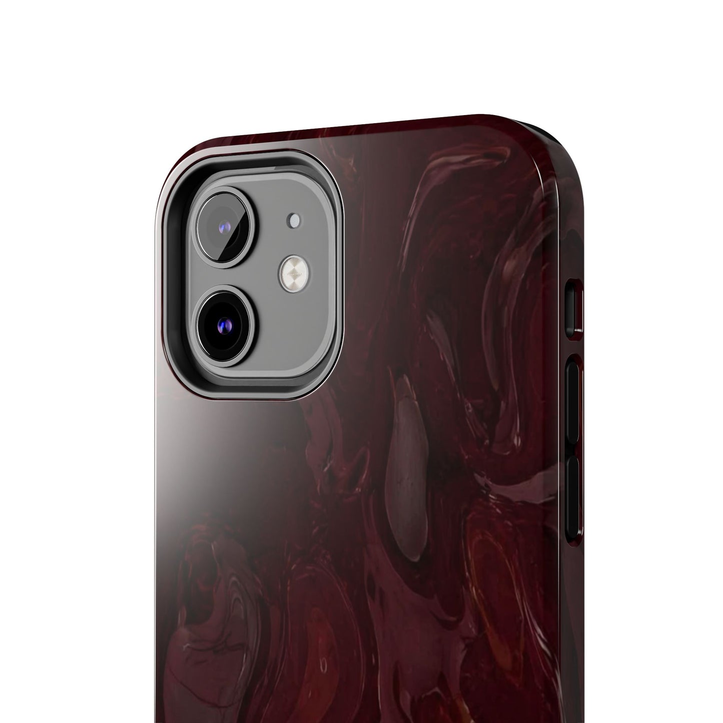 Glossy Maroon - Protective Phone Case
