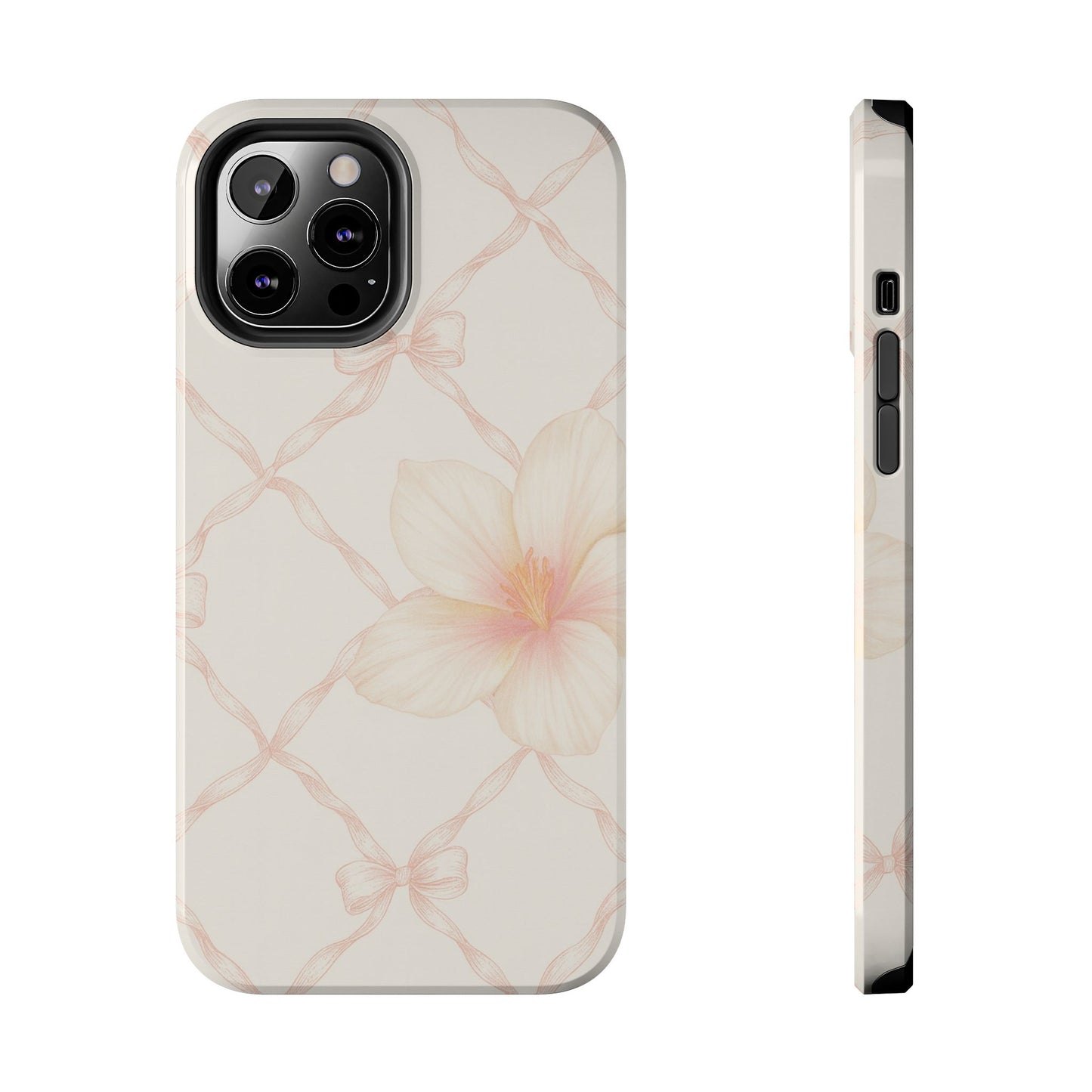 Bows and Botanical - Protective Phone Case