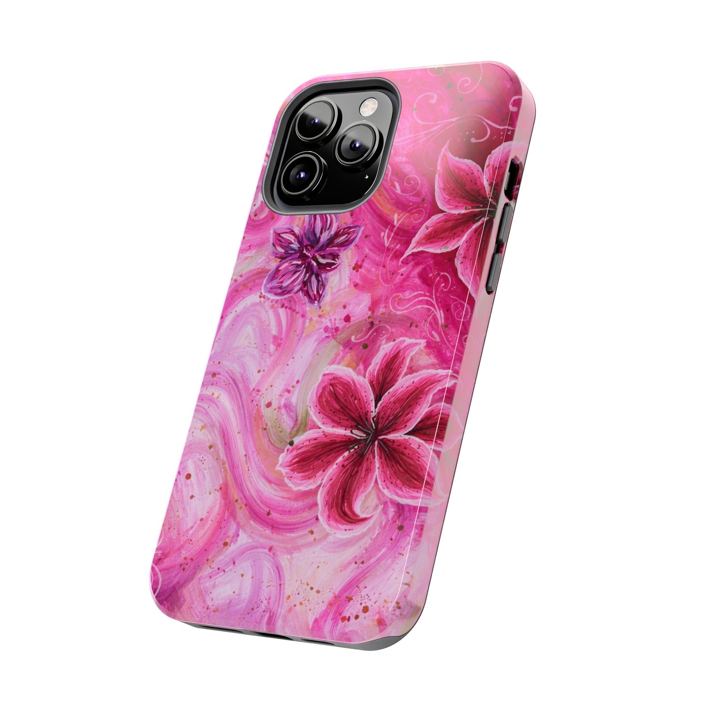 Watercolor Hibiscus - Protective Phone Case