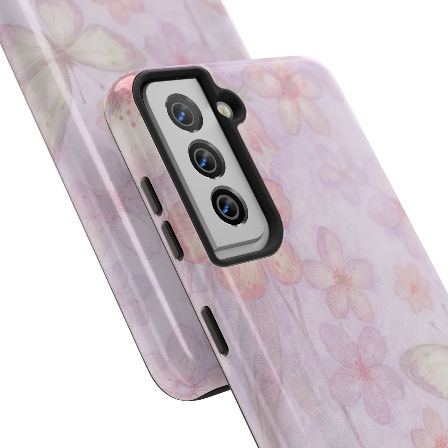 Lilac Butterfly - Protective Phone Case