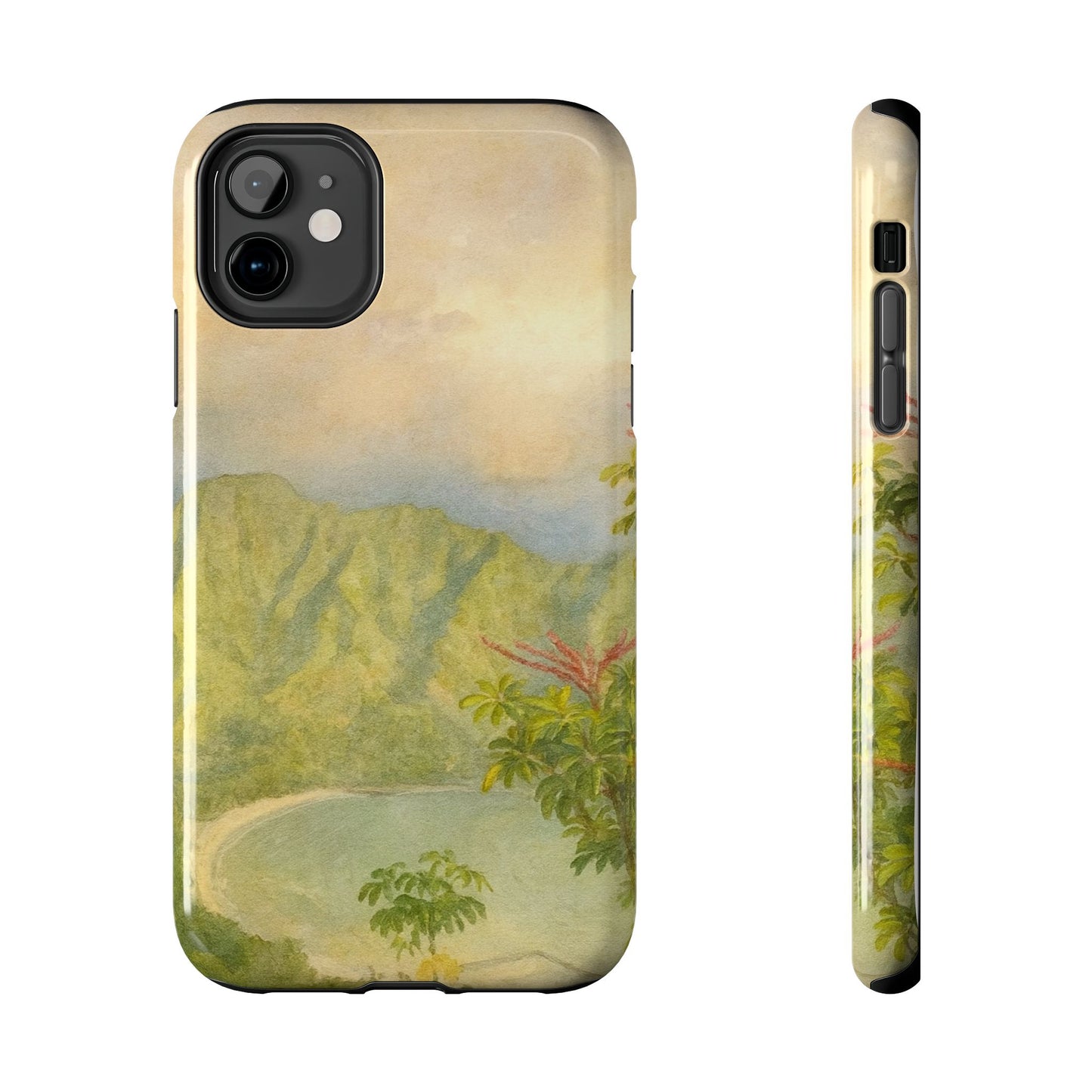 Vintage Tropical Beach - Protective Phone Case