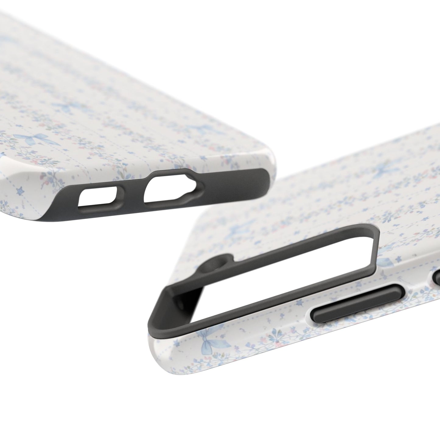 Bows and Stripes - Protective Phone Case