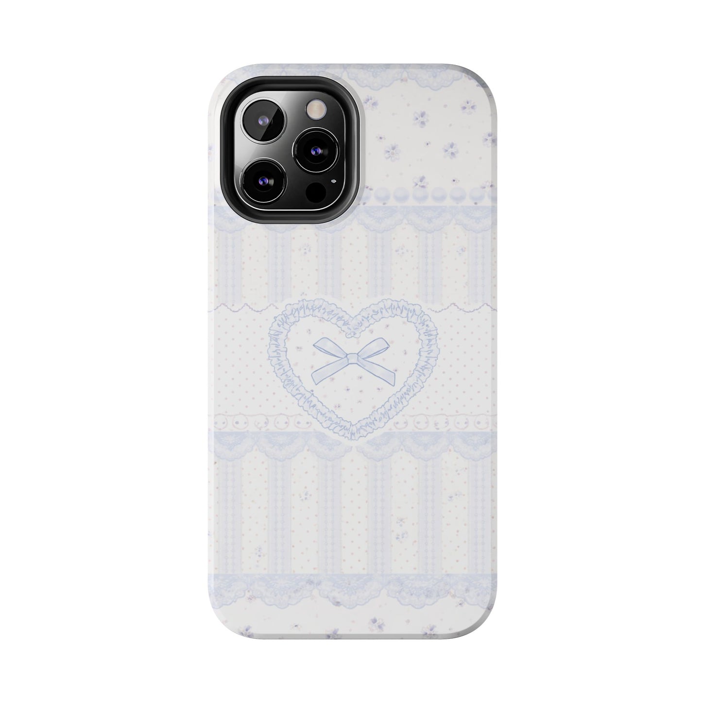 Coquette Blue Lace - Protective Phone Case