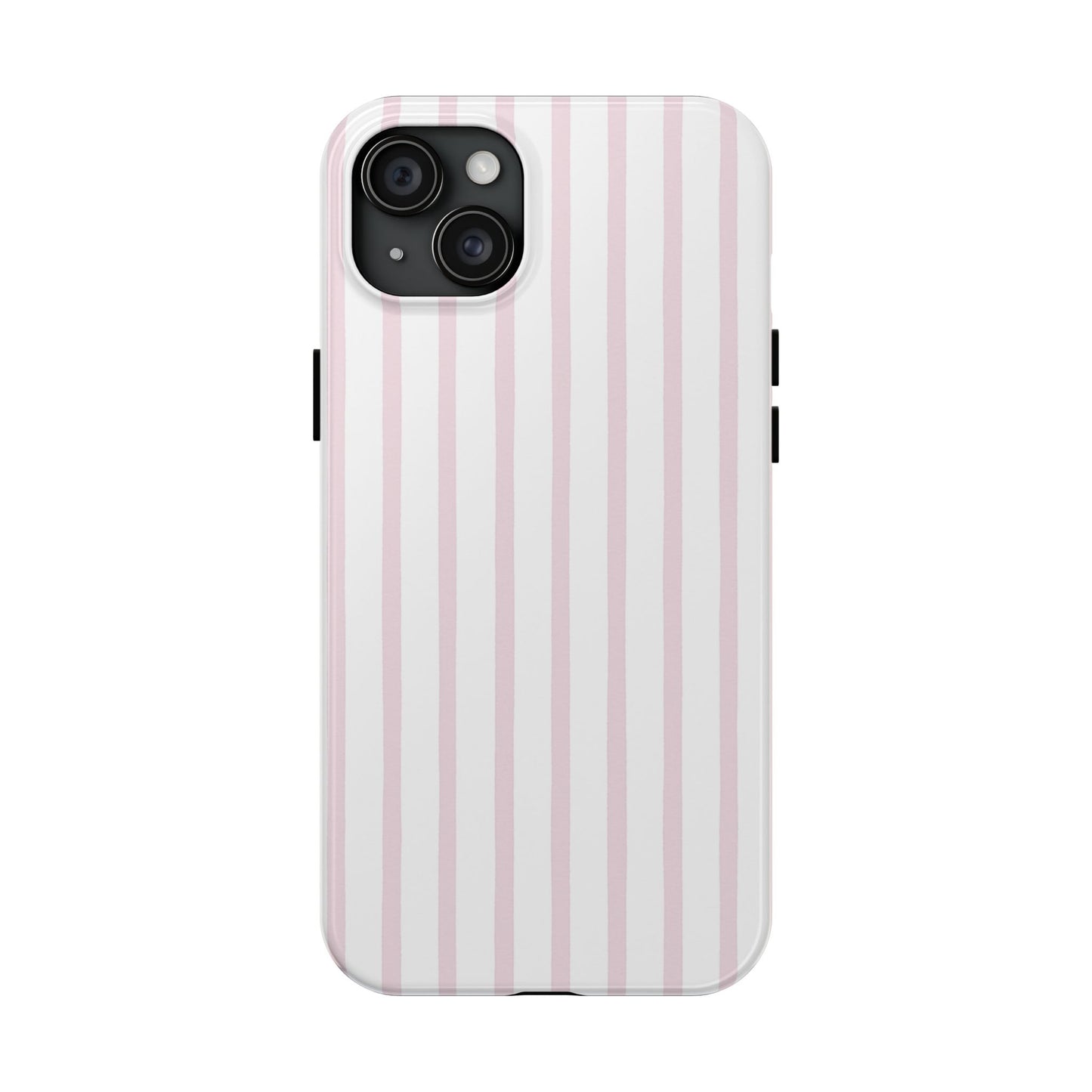 Pink Vertical Stripes - Protective Phone Case