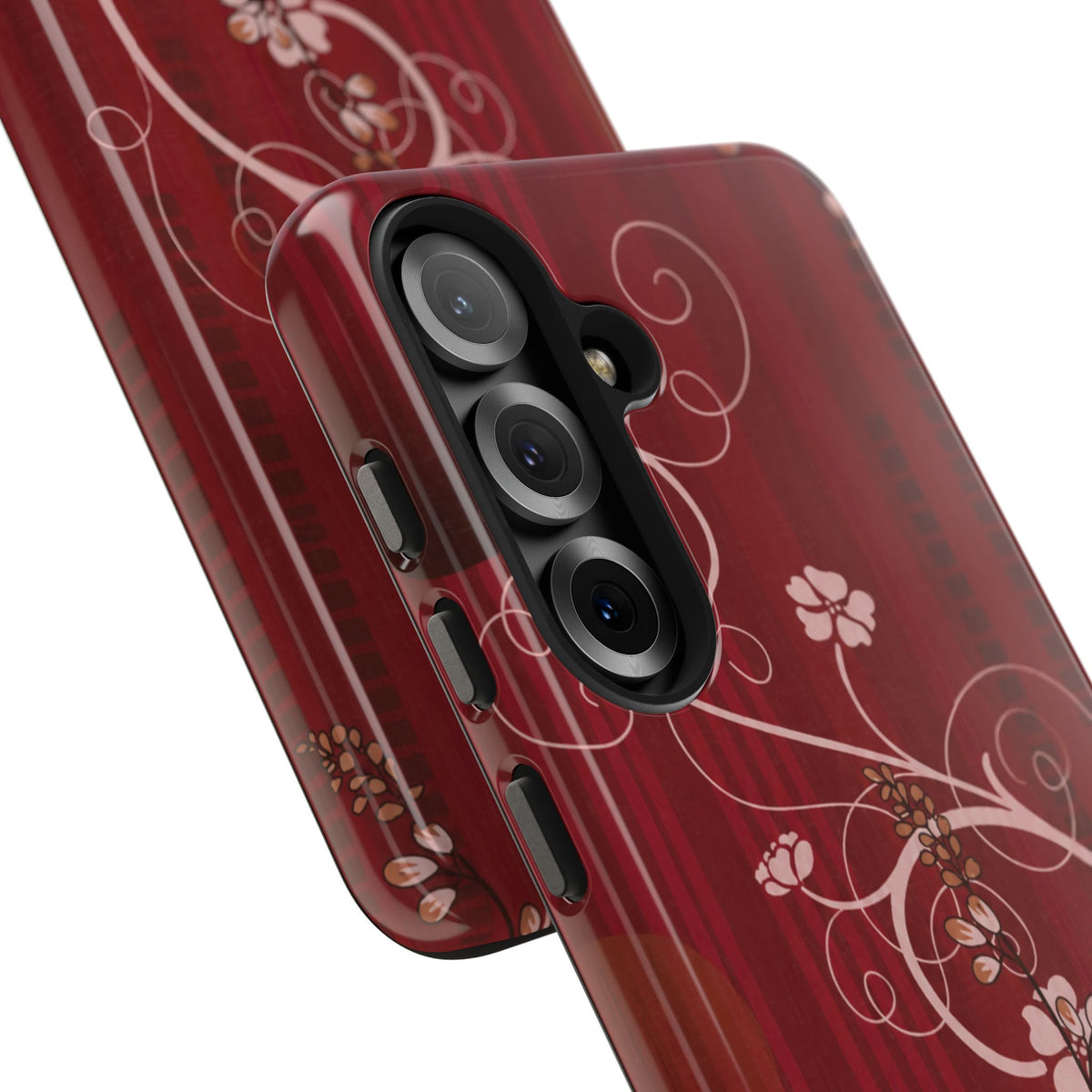 Crimson Bloom - Protective Phone Case