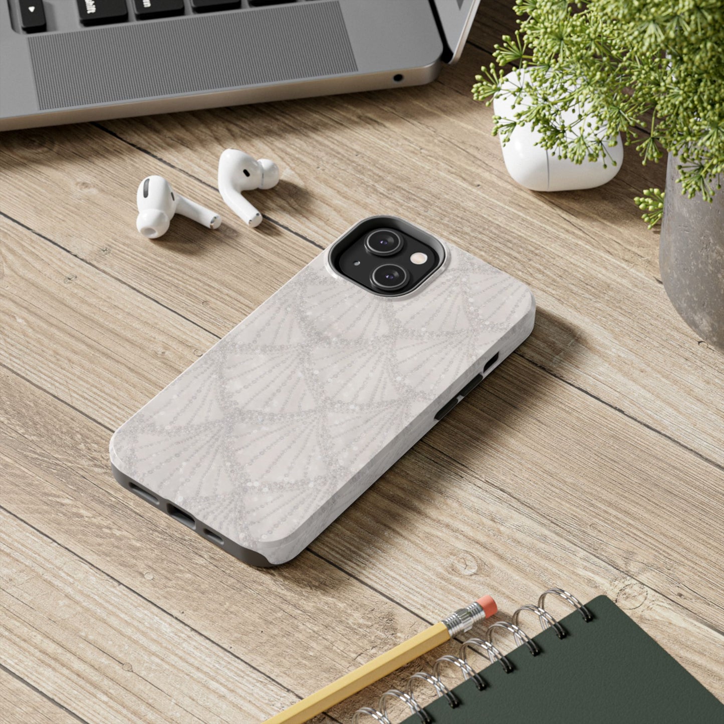 Shimmery Shell - Protective Phone Case
