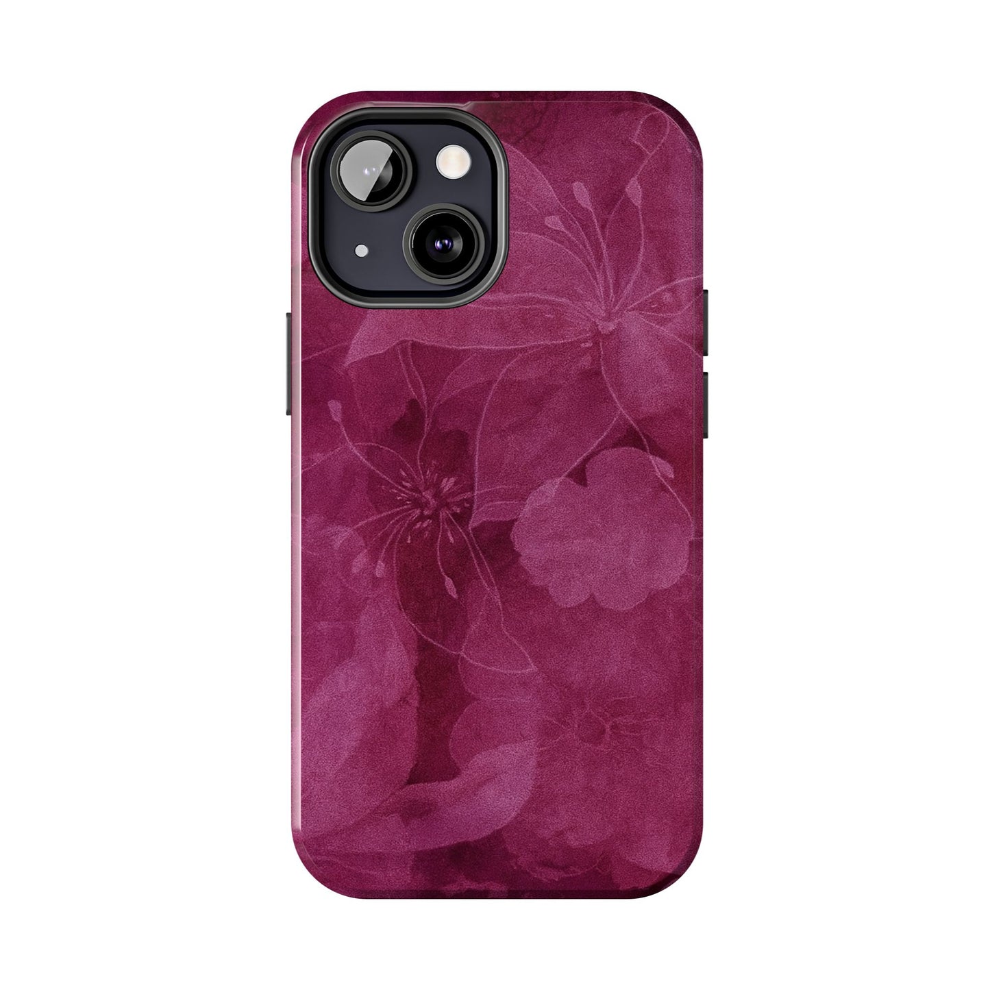 Magenta Petals - Protective Phone Case