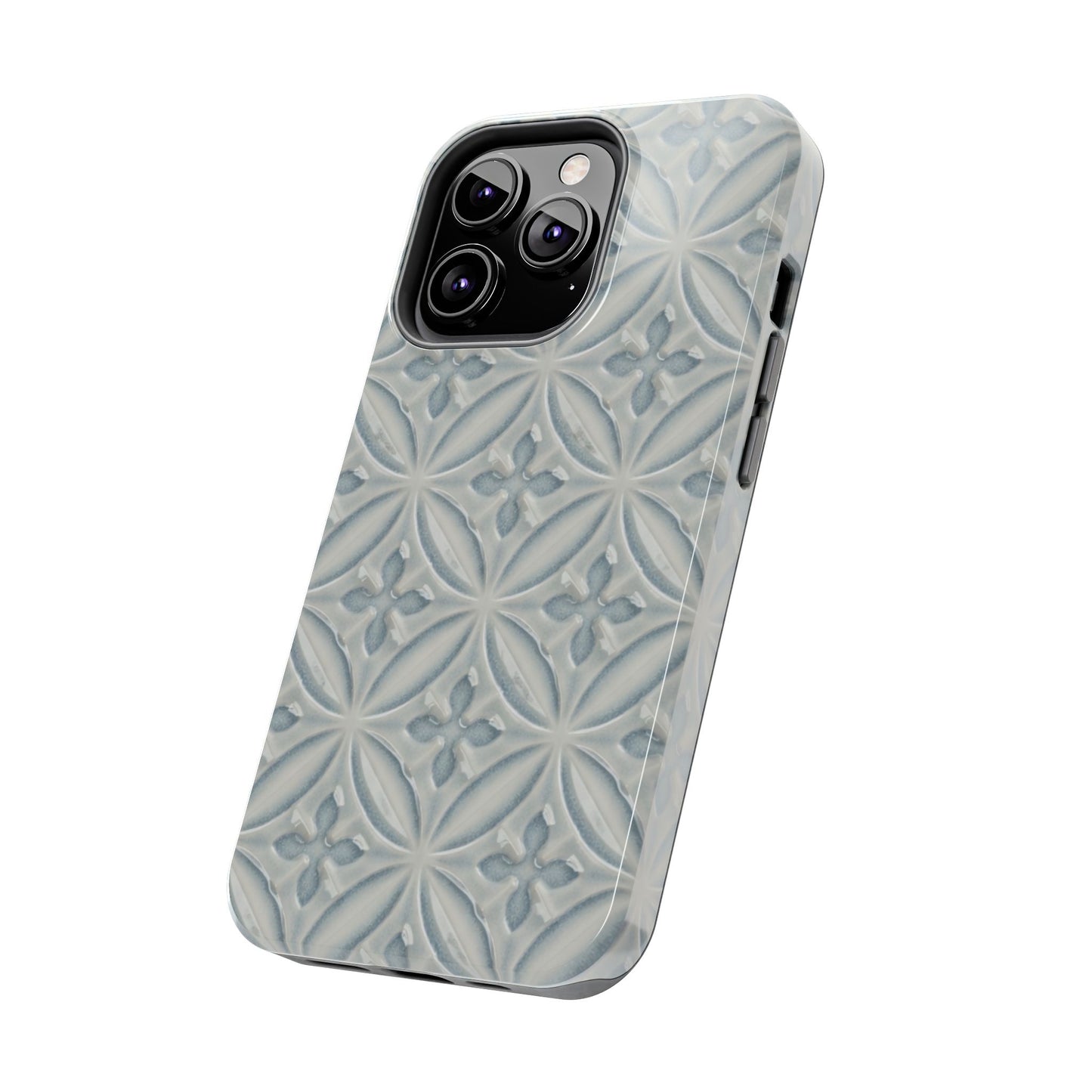 Vintage Blue Tile - Protective Phone Case