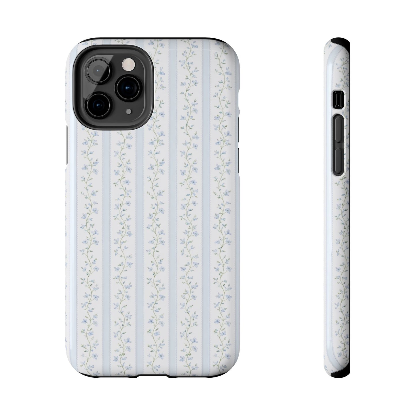 Vintage Blue Vine - Protective Phone Case