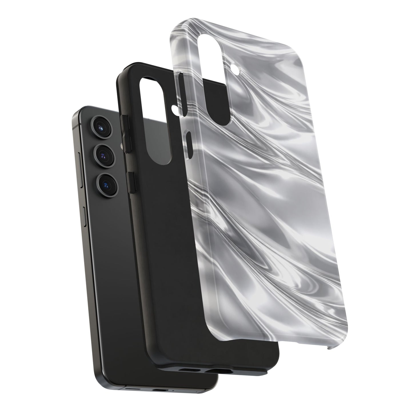 Silver Metallic - Protective Phone Case