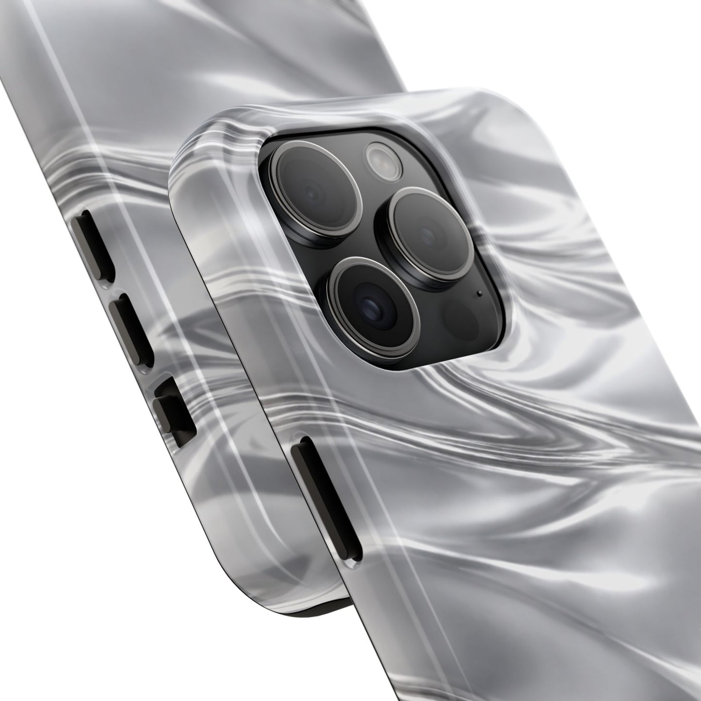 Silver Metallic - Protective Phone Case