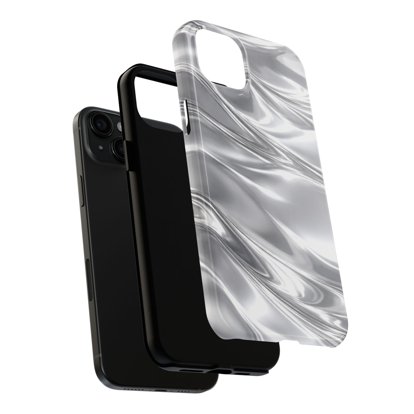 Silver Metallic - Protective Phone Case