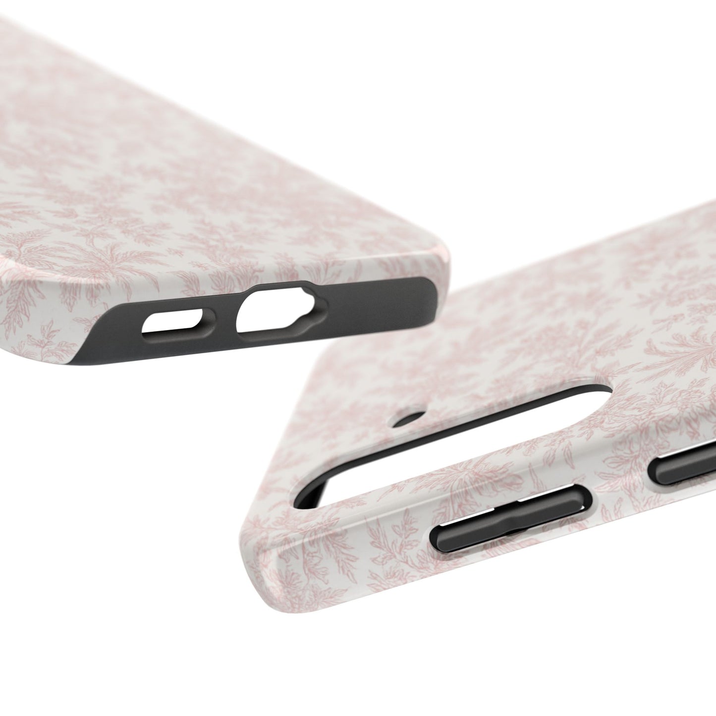 Blush Pink Floral - Protective Phone Case