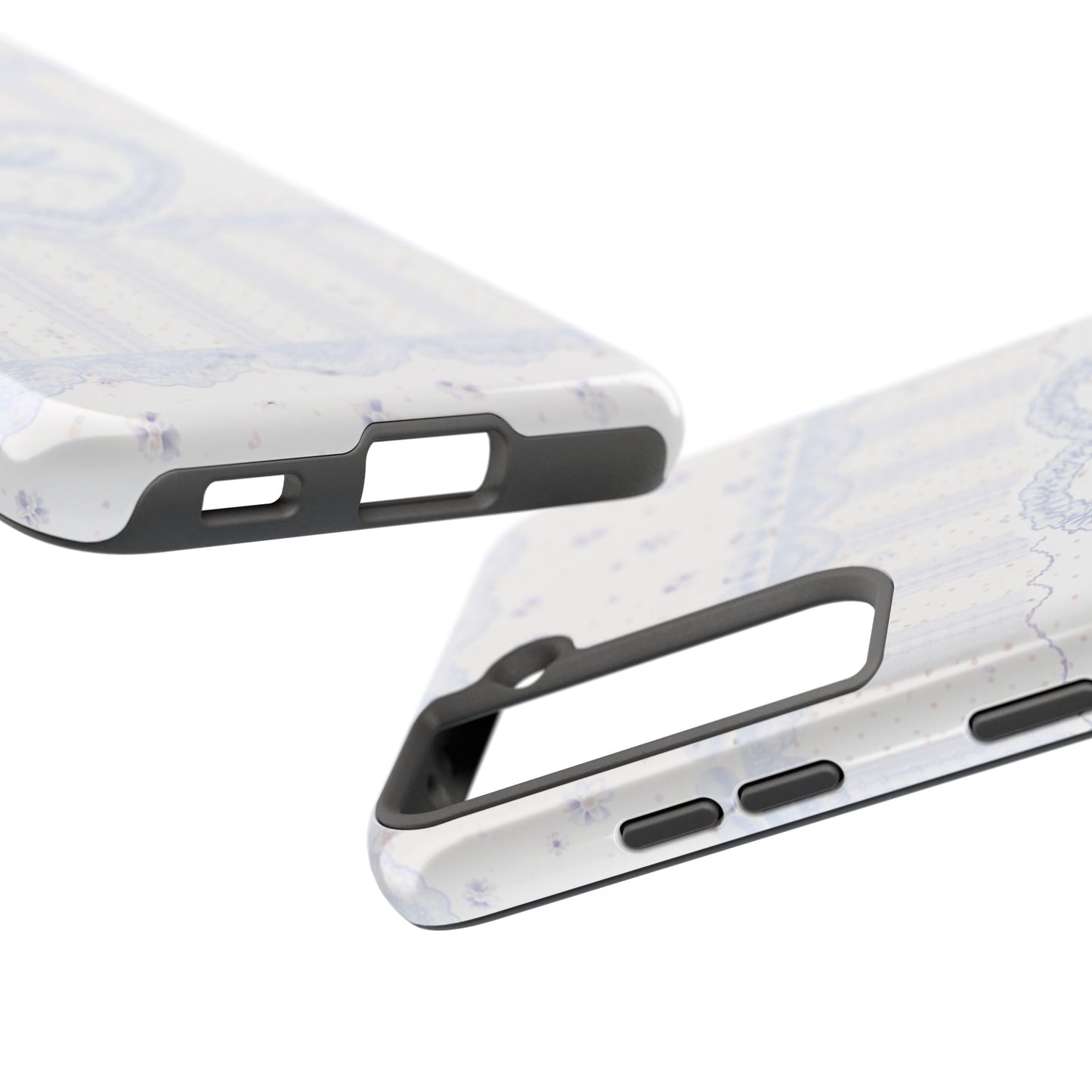 Coquette Blue Lace - Protective Phone Case