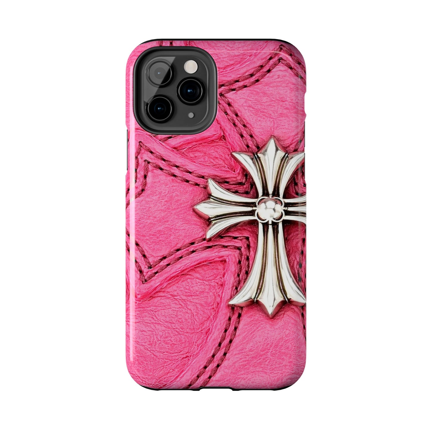 Pink Cross - Protective Phone Case