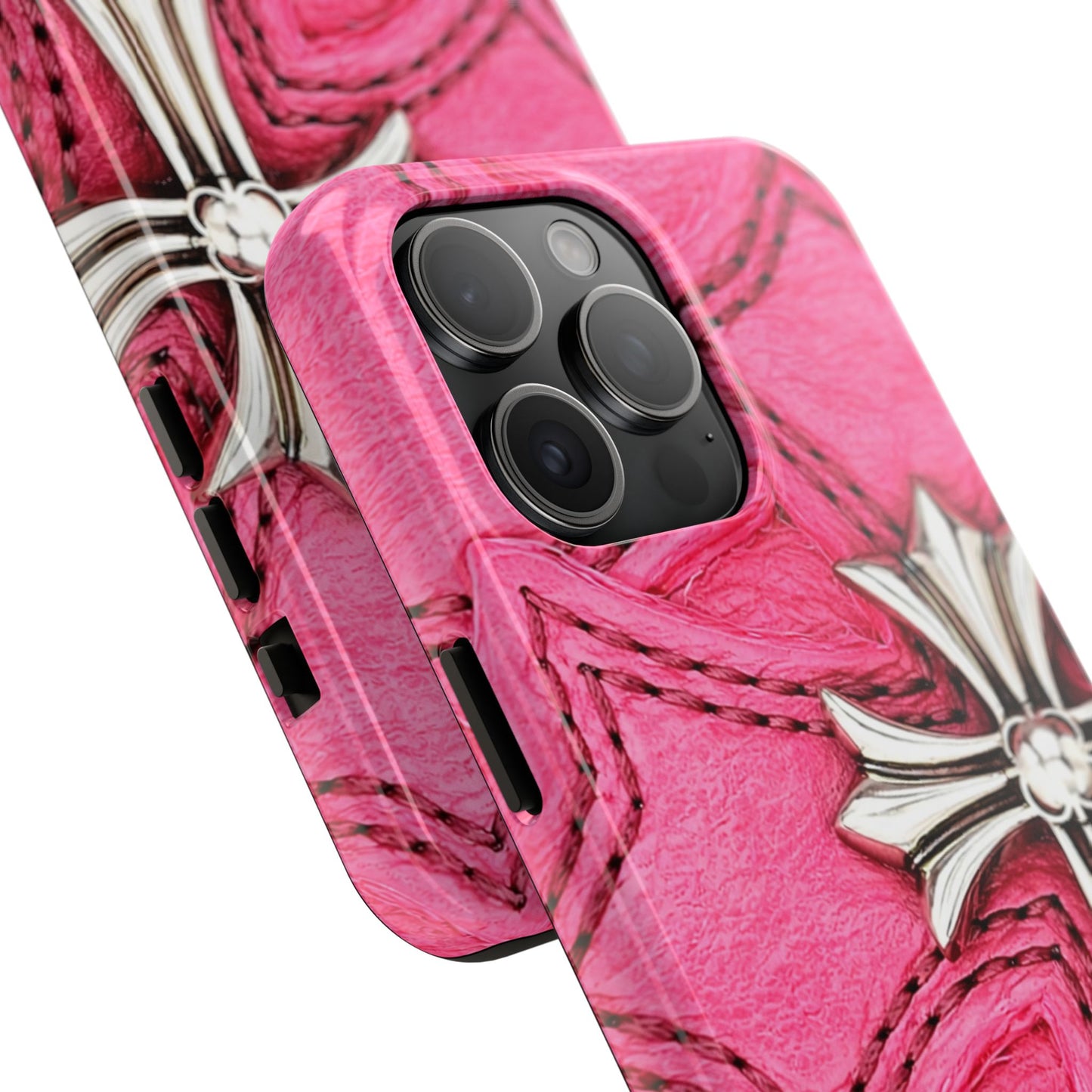 Pink Cross - Protective Phone Case
