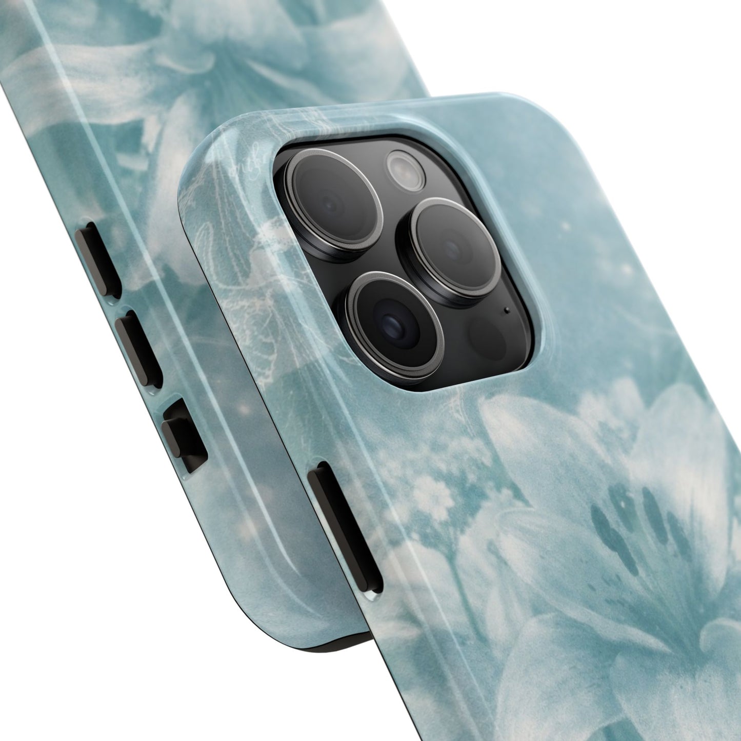 Teal Lily - Protective Phone Case