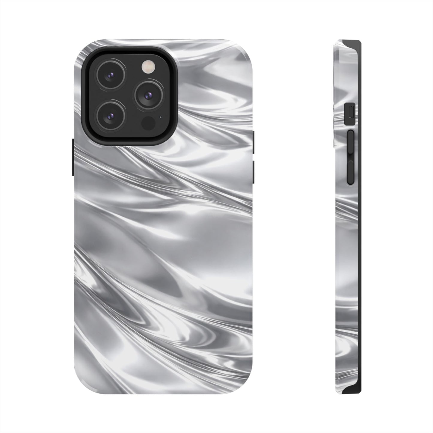 Silver Metallic - Protective Phone Case