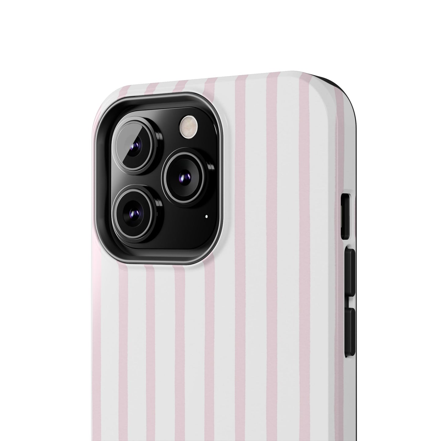 Pink Vertical Stripes - Protective Phone Case