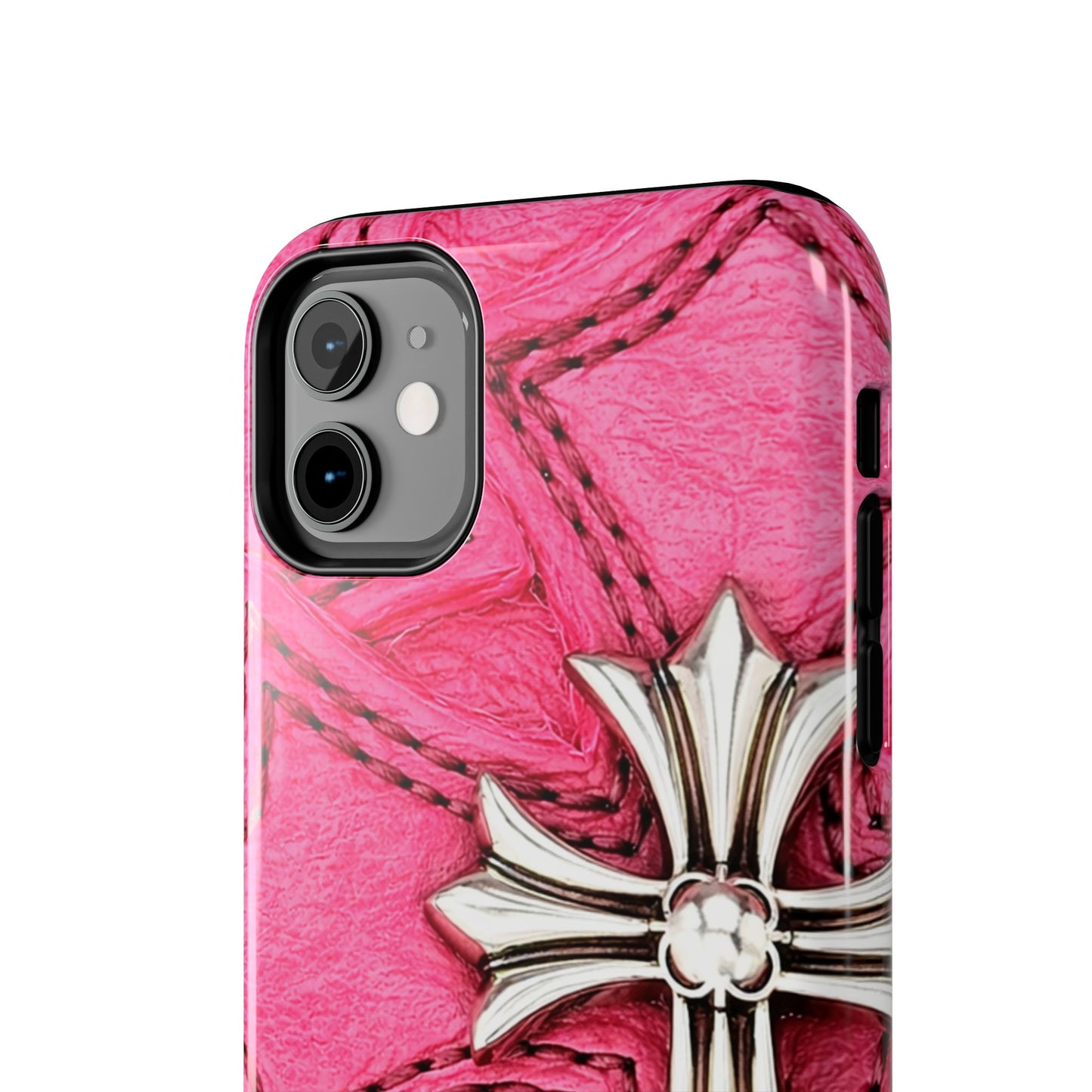 Pink Cross - Protective Phone Case