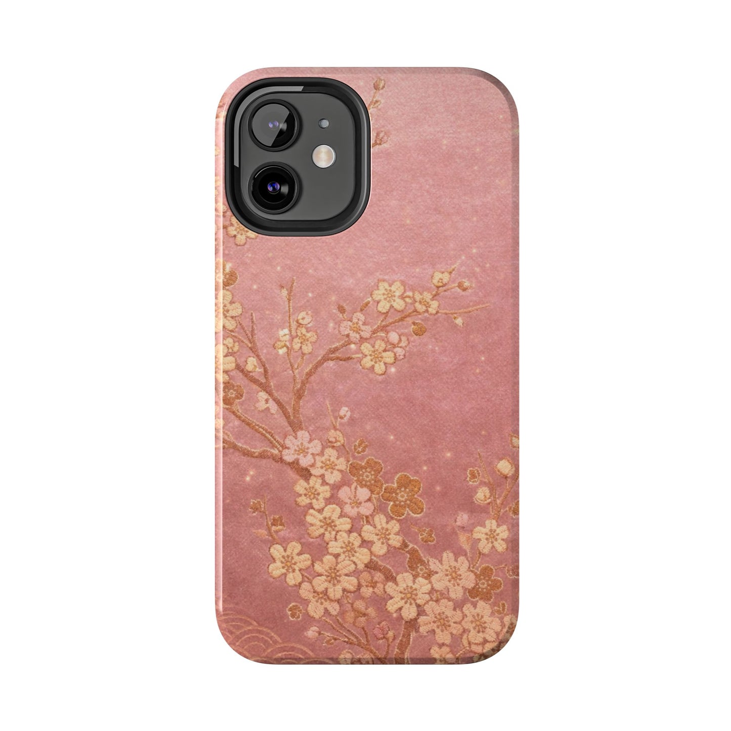 Pink Gold Cherry Blossom - Protective Phone Case