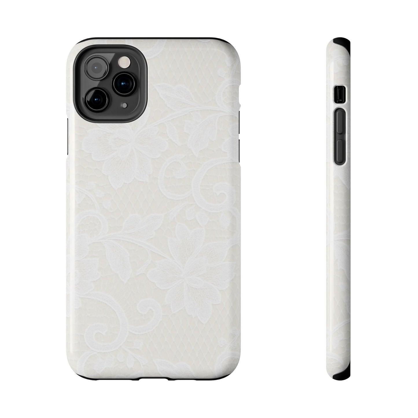 White Lace - Protective Phone Case