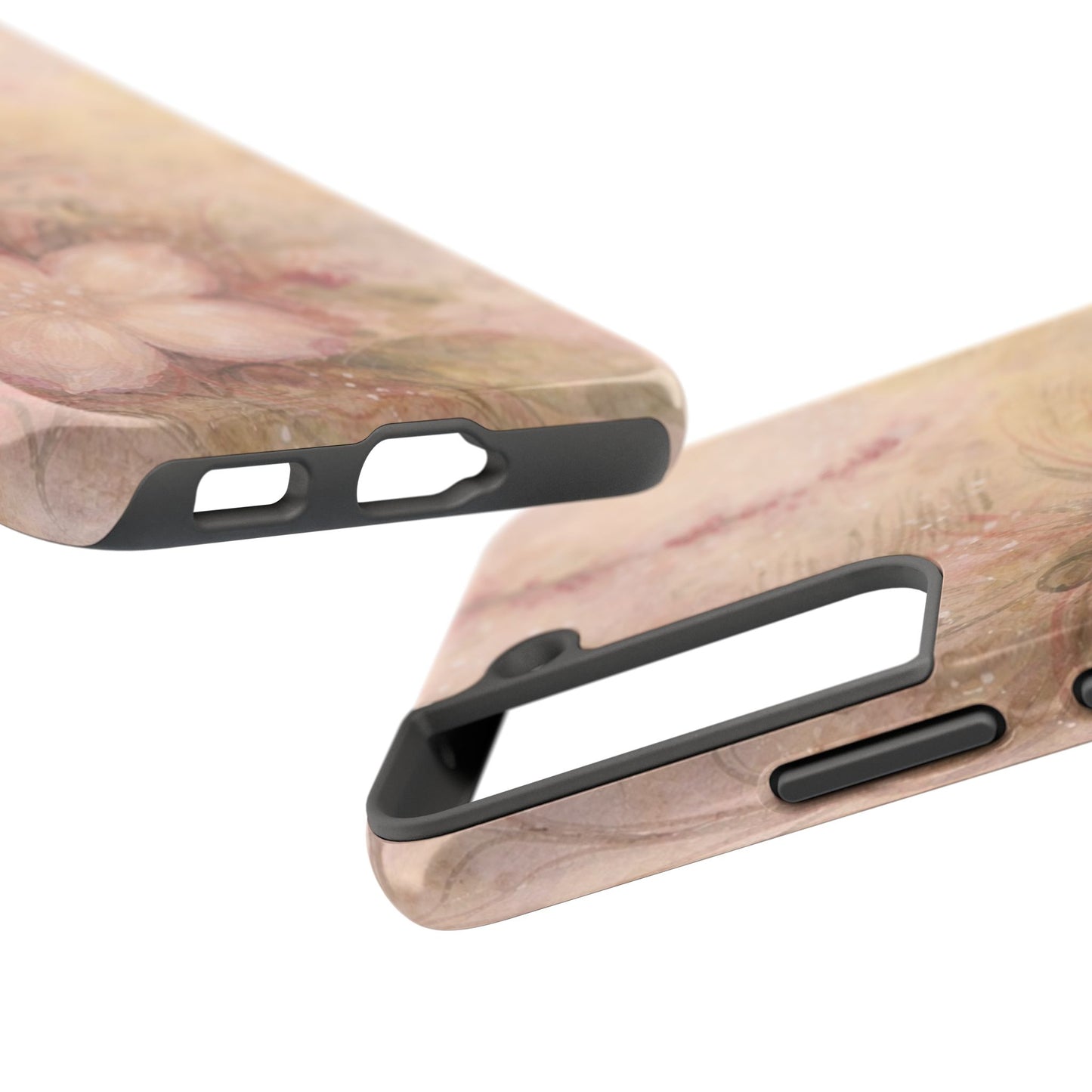 Antique Watercolor Floral - Protective Phone Case