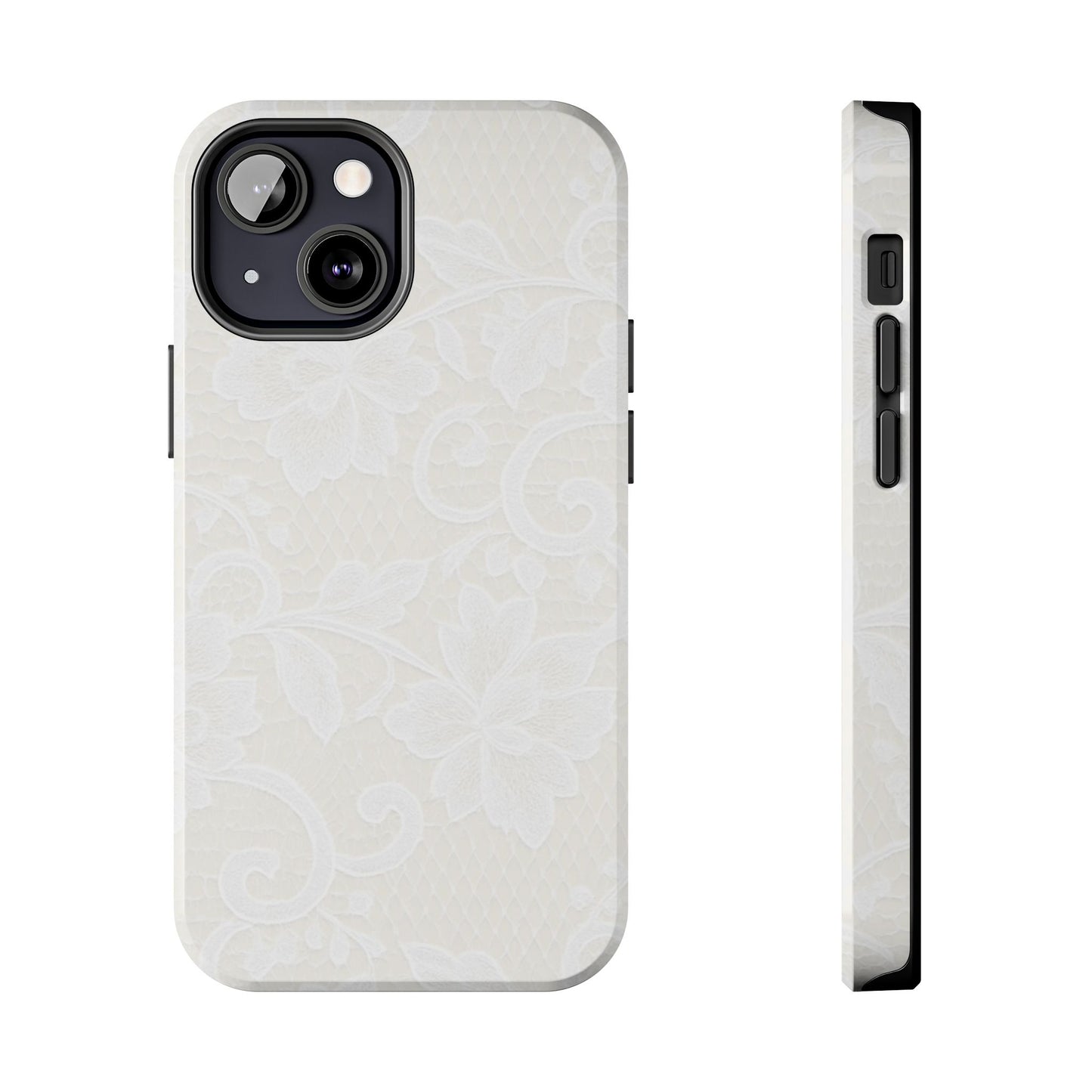 White Lace - Protective Phone Case