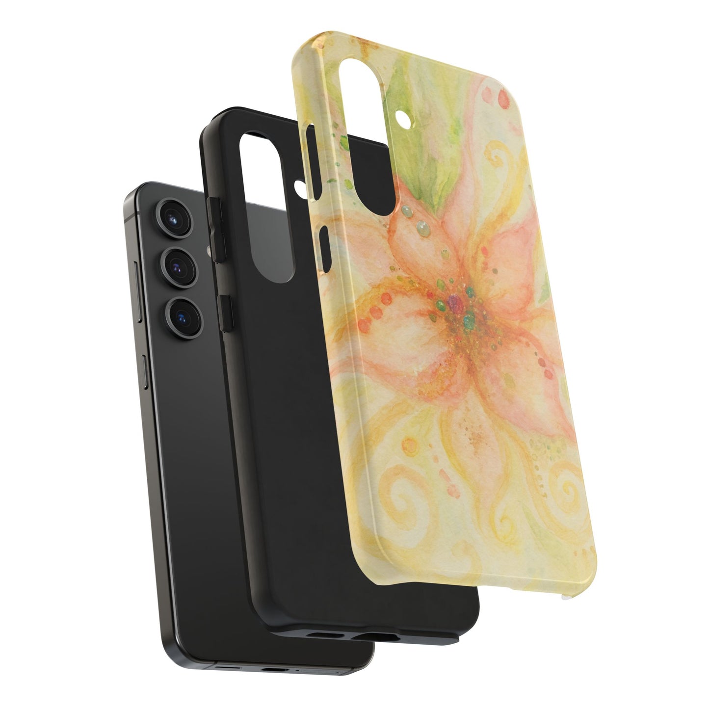 Shimmery Flower - Protective Phone Case