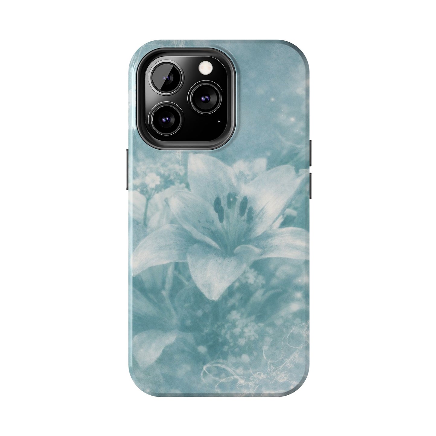 Teal Lily - Protective Phone Case