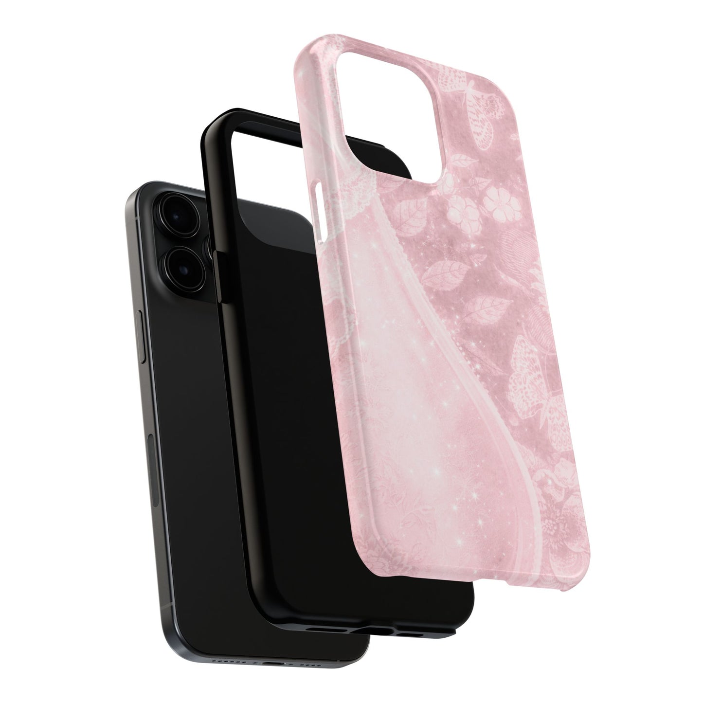 Pink Paisley - Protective Phone Case