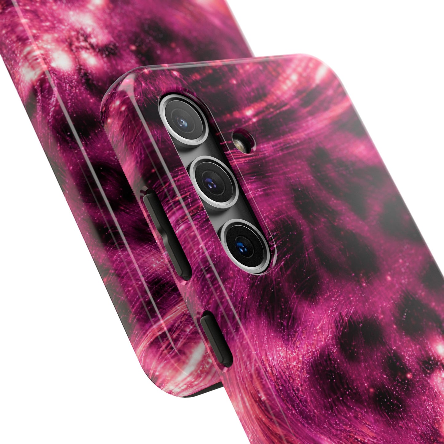 Magenta Y2K Leopard - Protective Phone Case