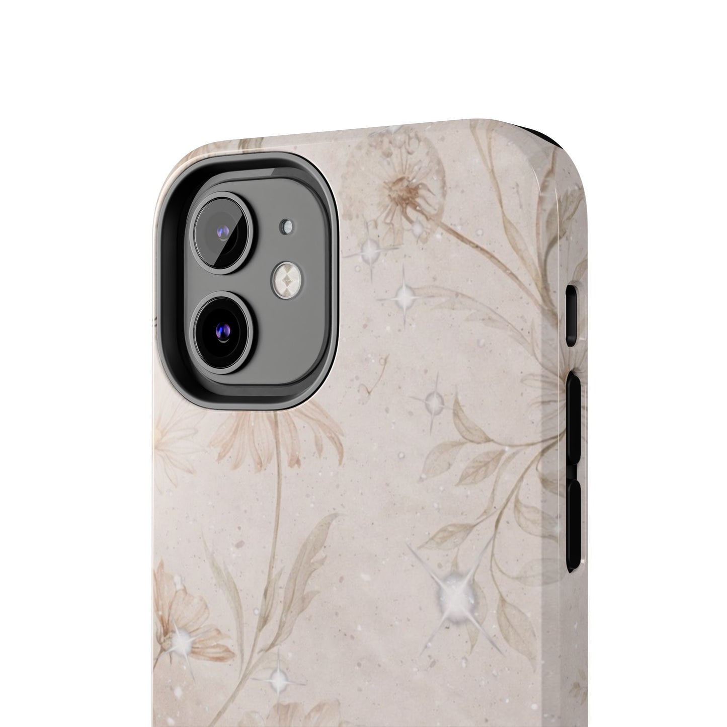 Beige Bloom - Protective Phone Case