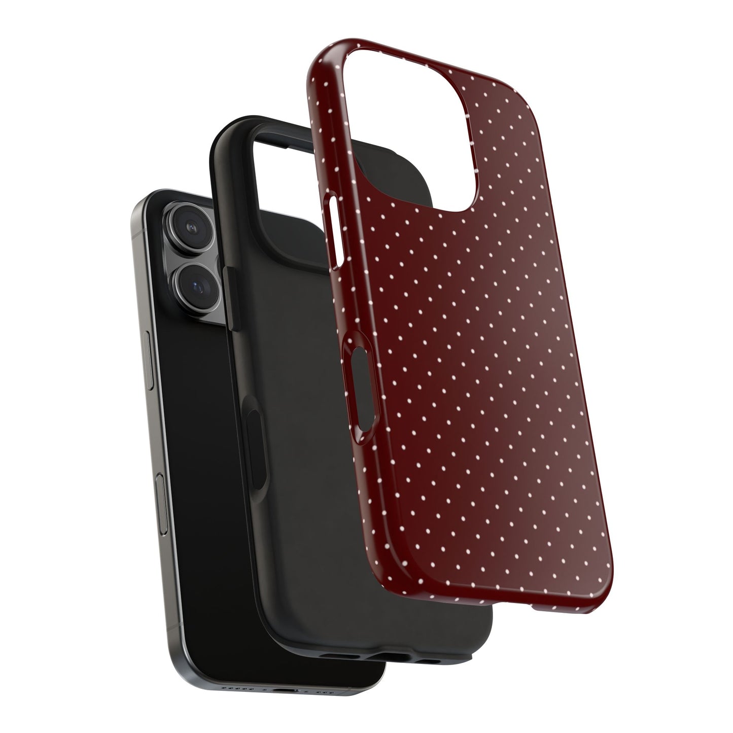 Red Polka Dots - Protective Phone Case