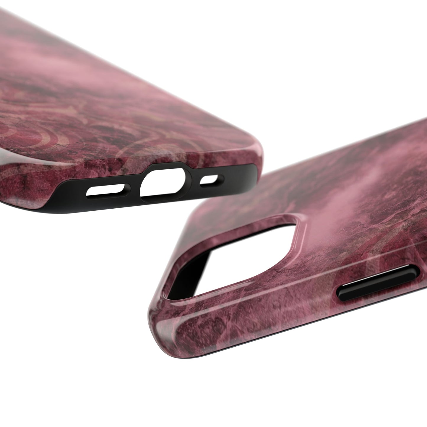 Marble Magenta - Protective Phone Case