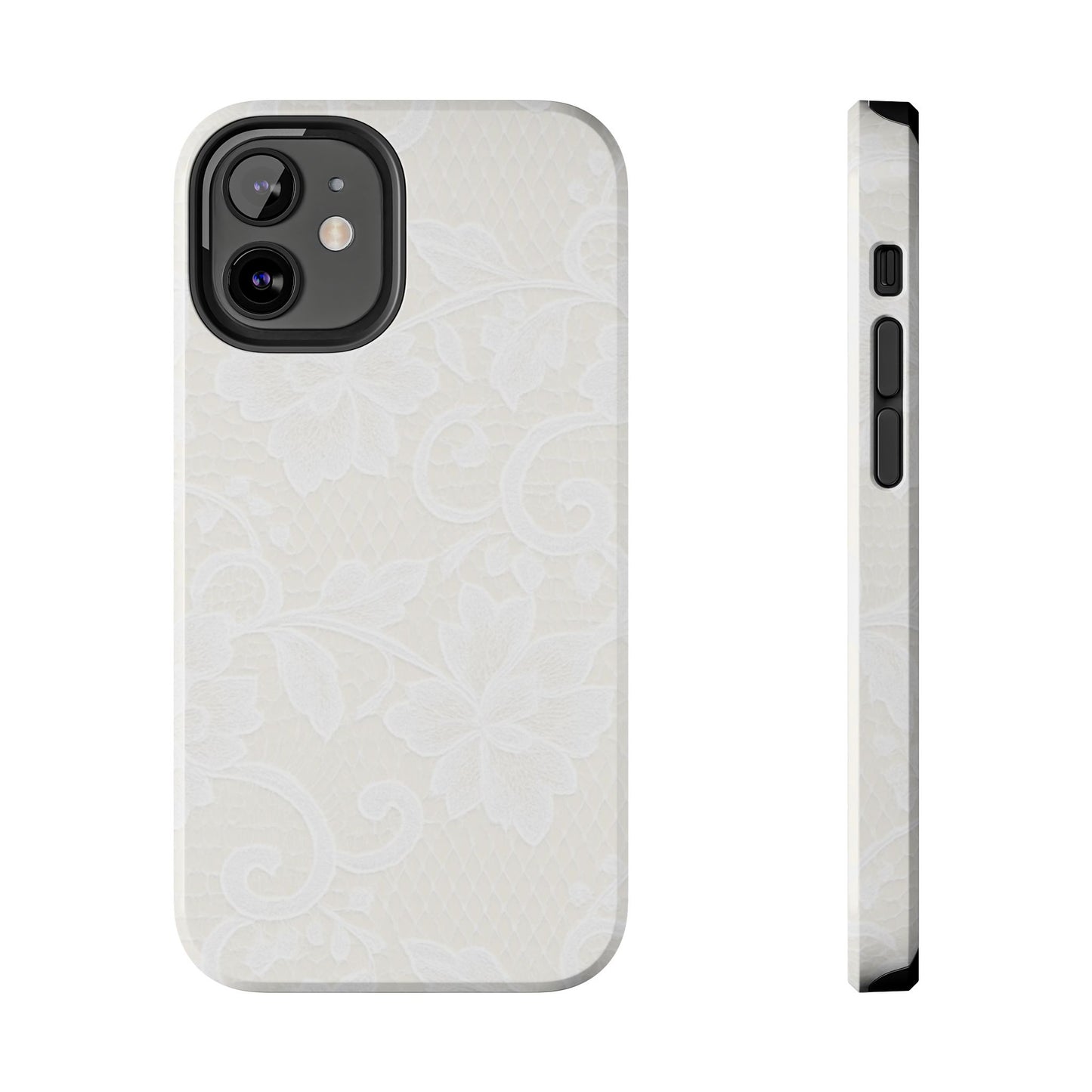 White Lace - Protective Phone Case