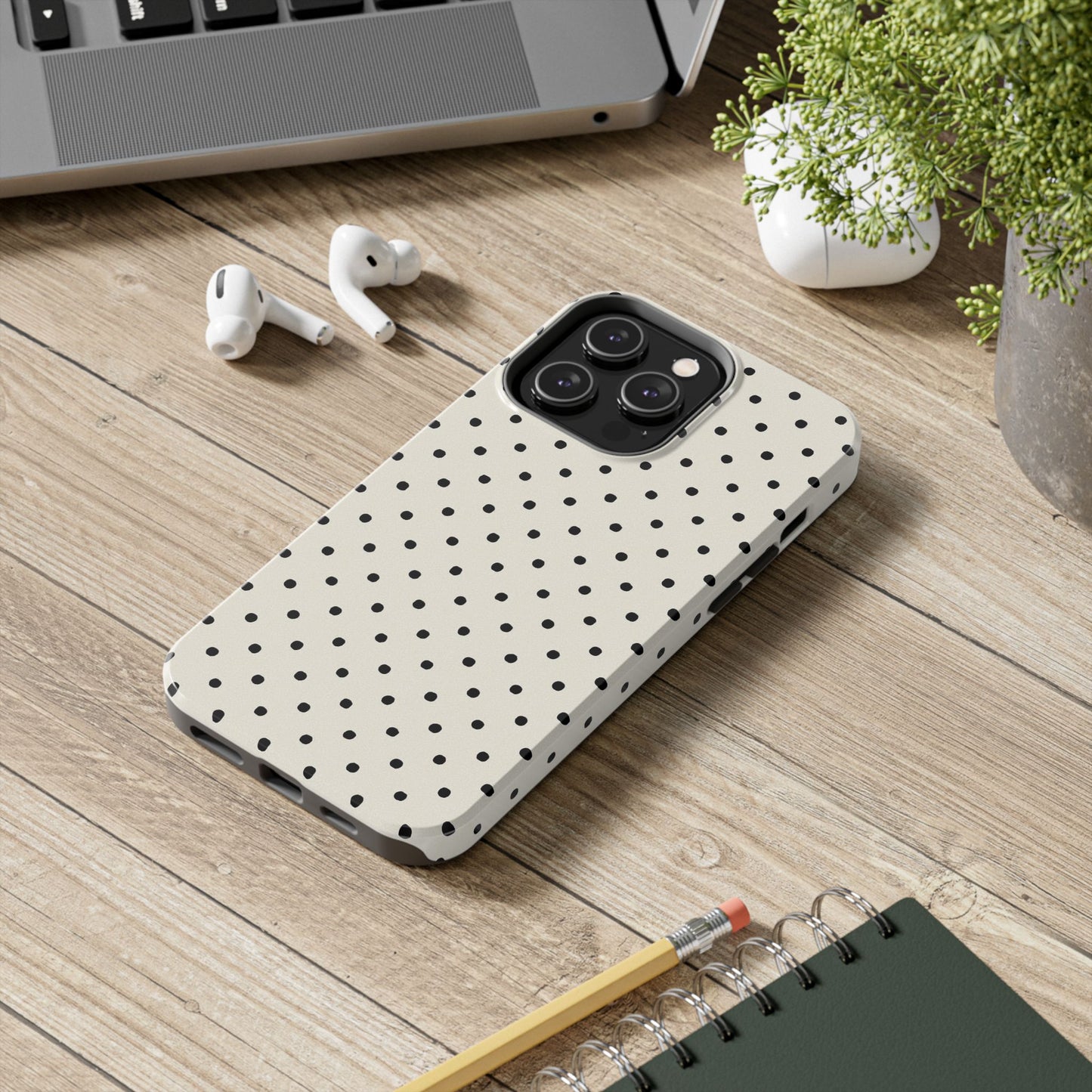 Vintage Polka Dots - Protective Phone Case