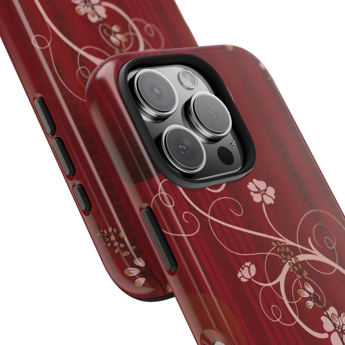 Crimson Bloom - Protective Phone Case