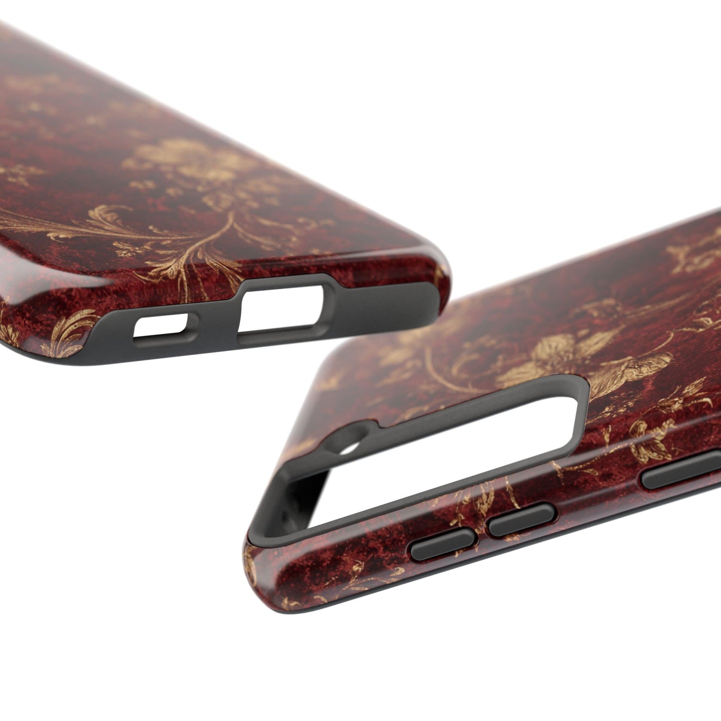 Floral Burgundy - Protective Phone Case
