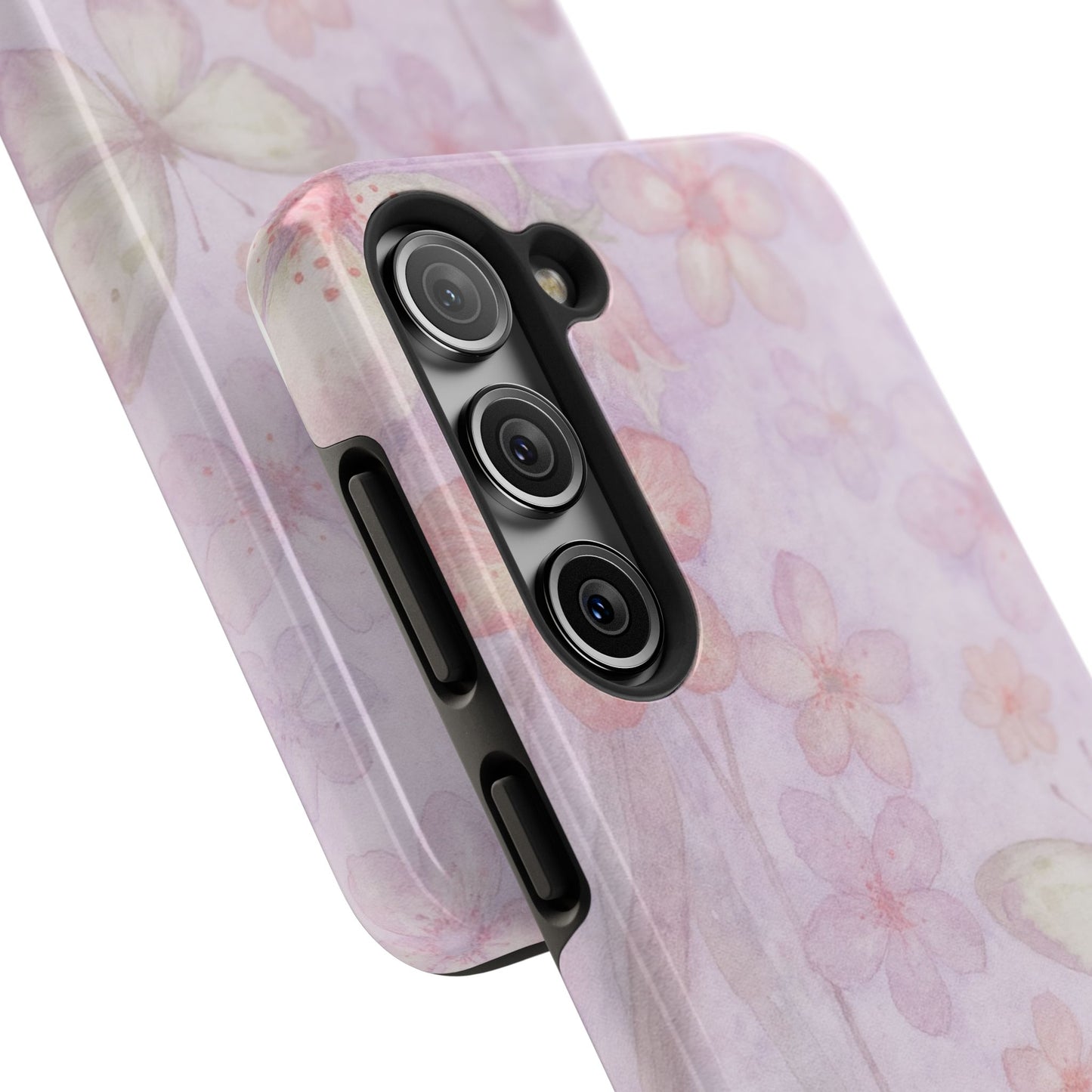 Lilac Butterfly - Protective Phone Case