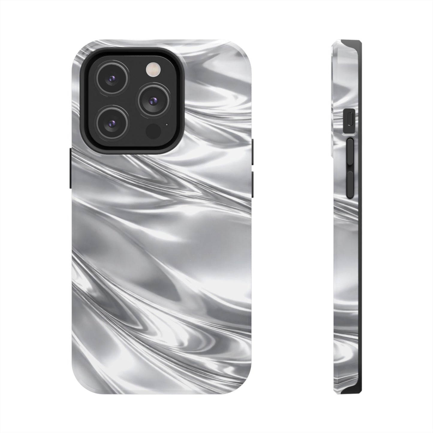 Silver Metallic - Protective Phone Case