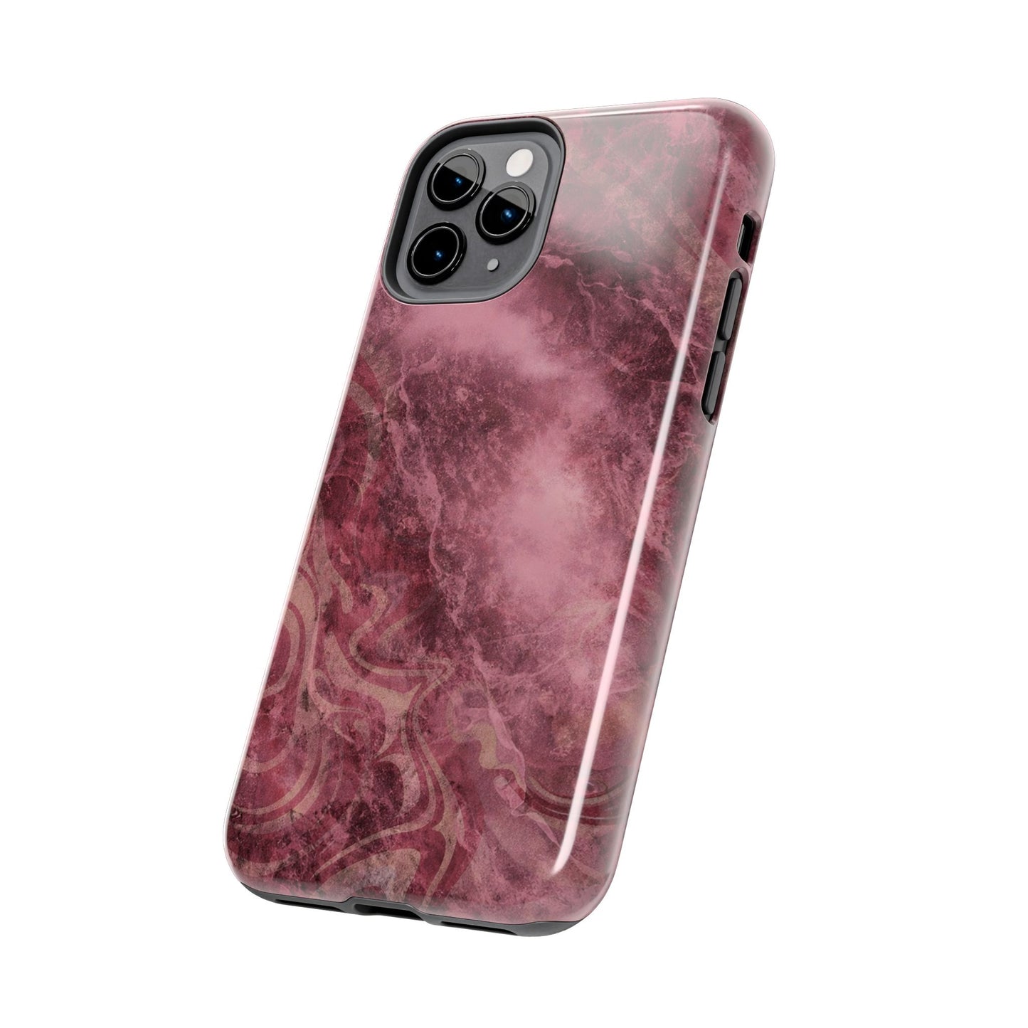 Marble Magenta - Protective Phone Case