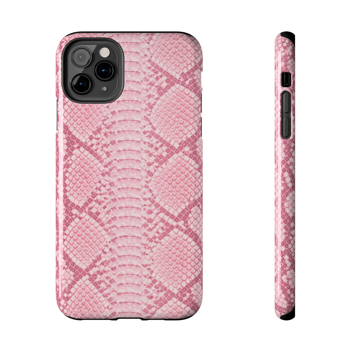 Pink Snake Skin - Protective Phone Case