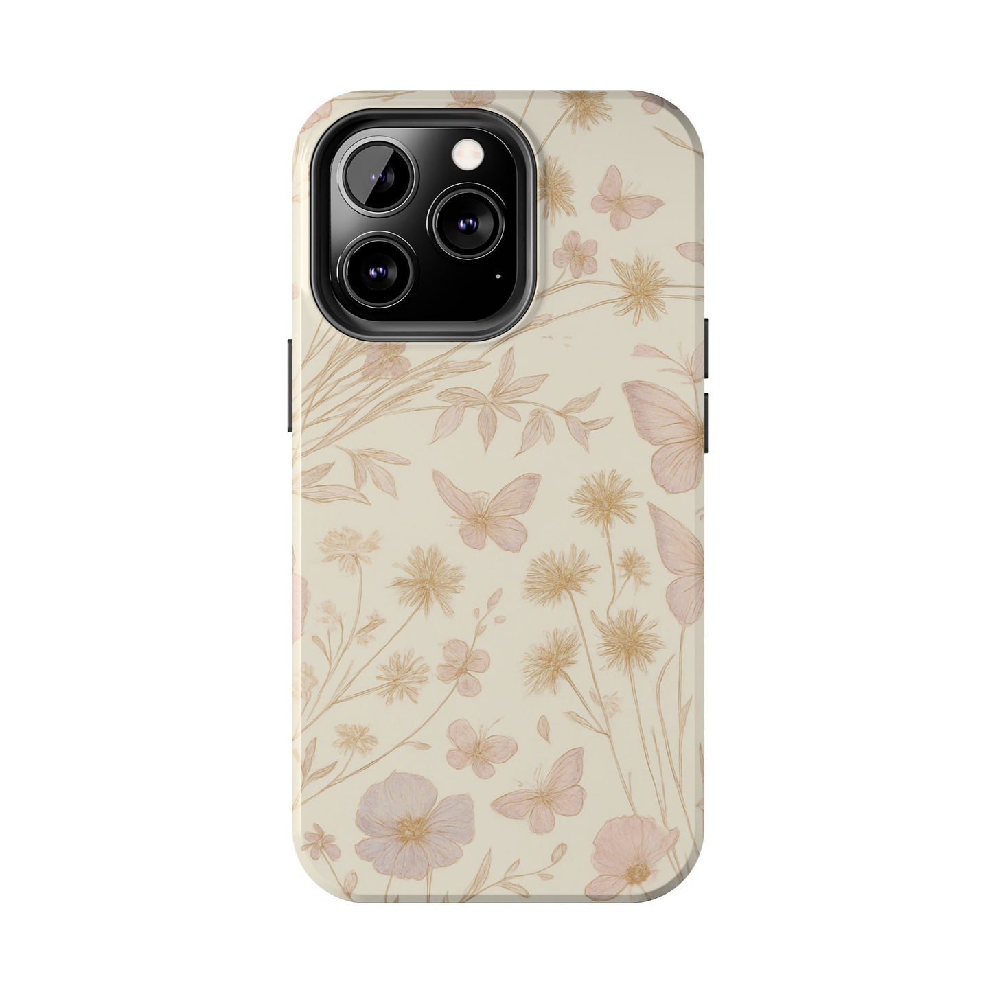 Floral Flutter - Protective Phone Case