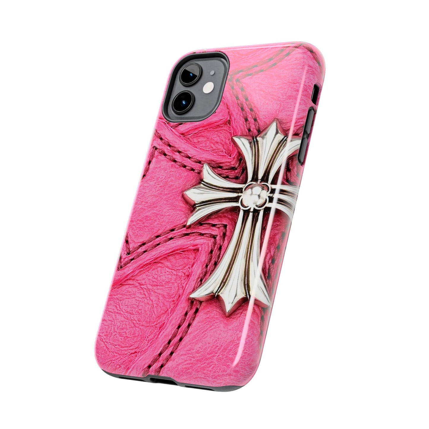 Pink Cross - Protective Phone Case