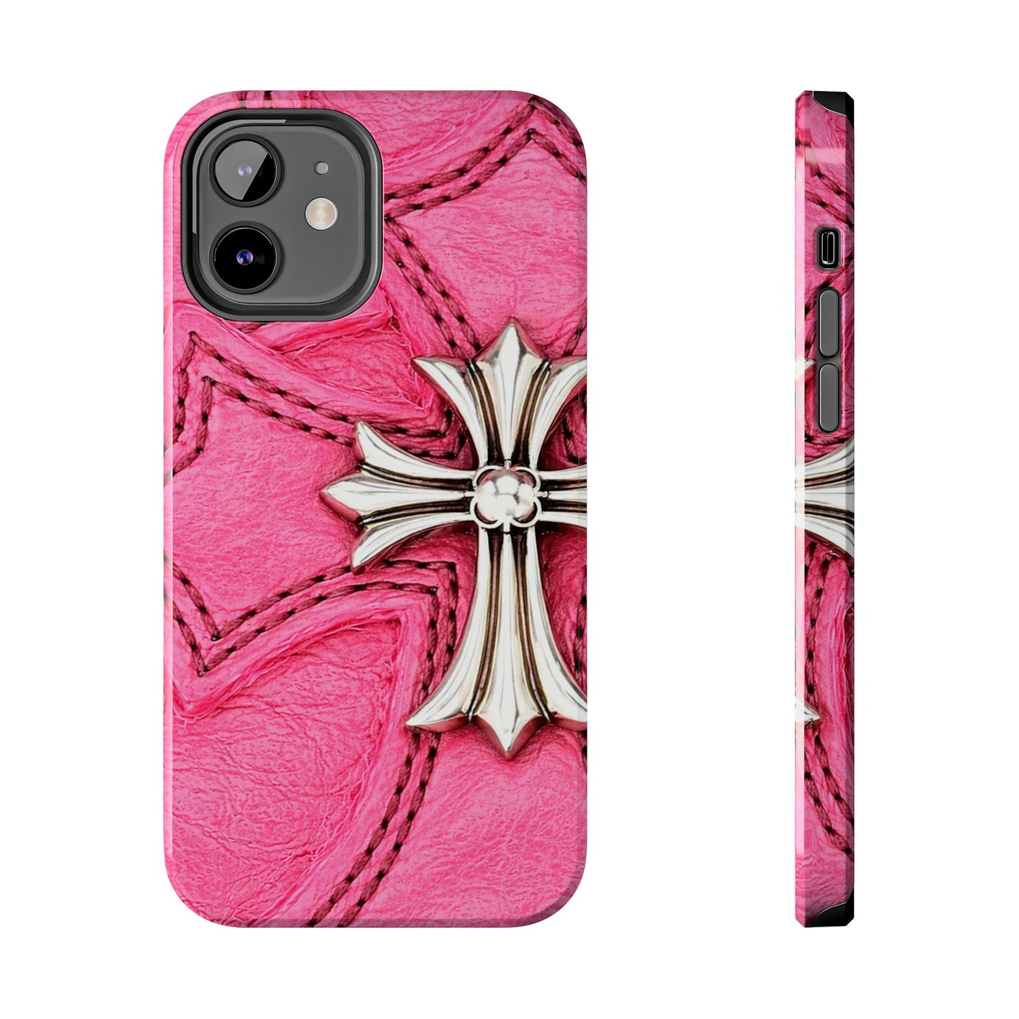 Pink Cross - Protective Phone Case