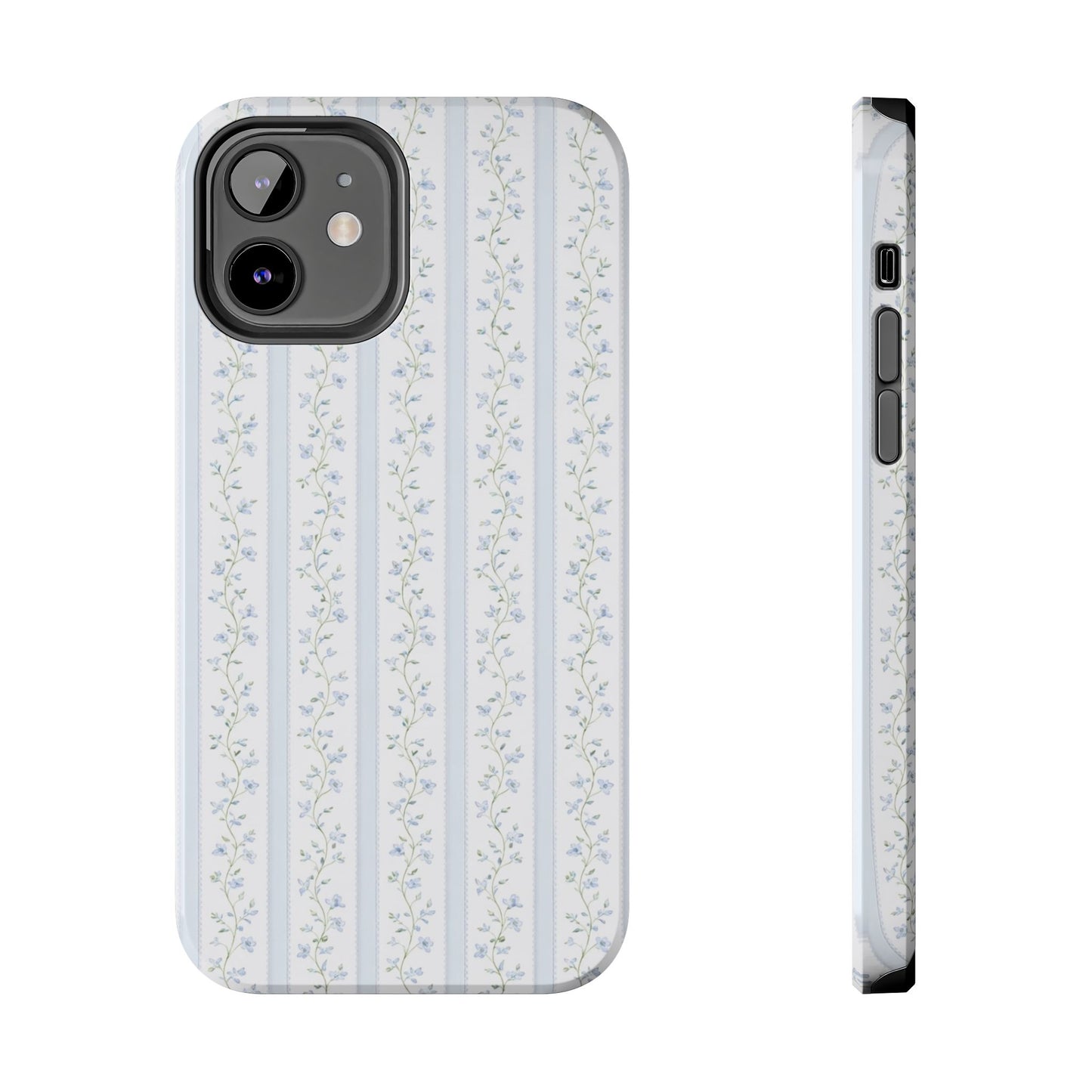 Vintage Blue Vine - Protective Phone Case